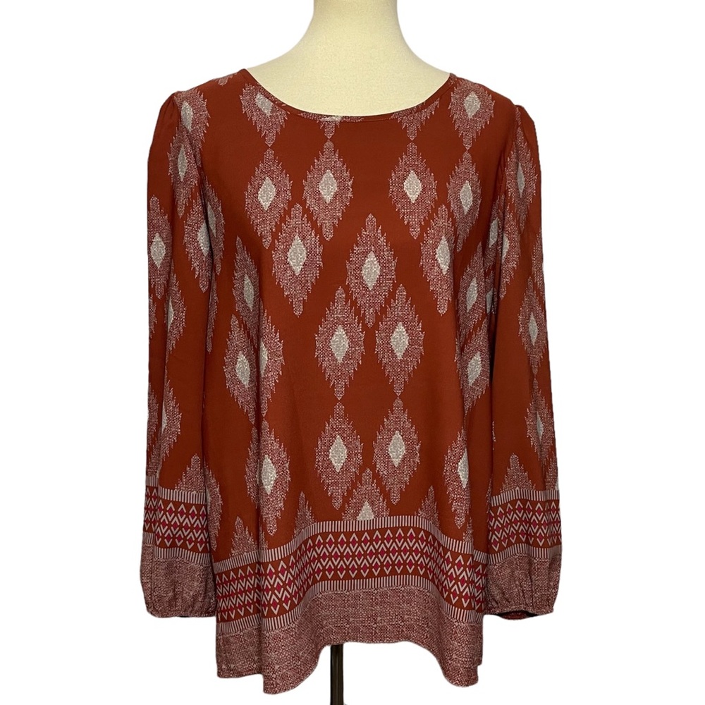 Pink Owl Long Sleeve Blouse